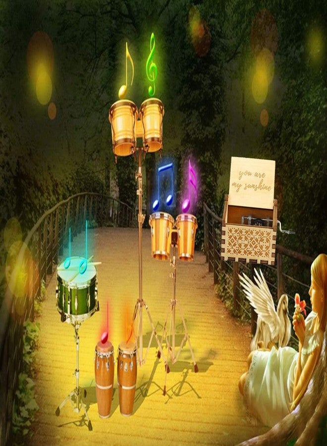 ZIBUYU® Wooden Classic Music Box with Hand Crank Birthday/Diwali Gifts with You are My Sunshine for Girls Boys Friends & Family - Image 2